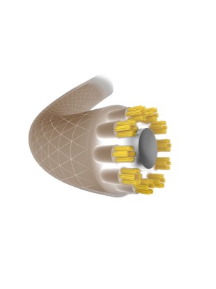 Tenis struna Tecnifibre Multi Feel - Črna